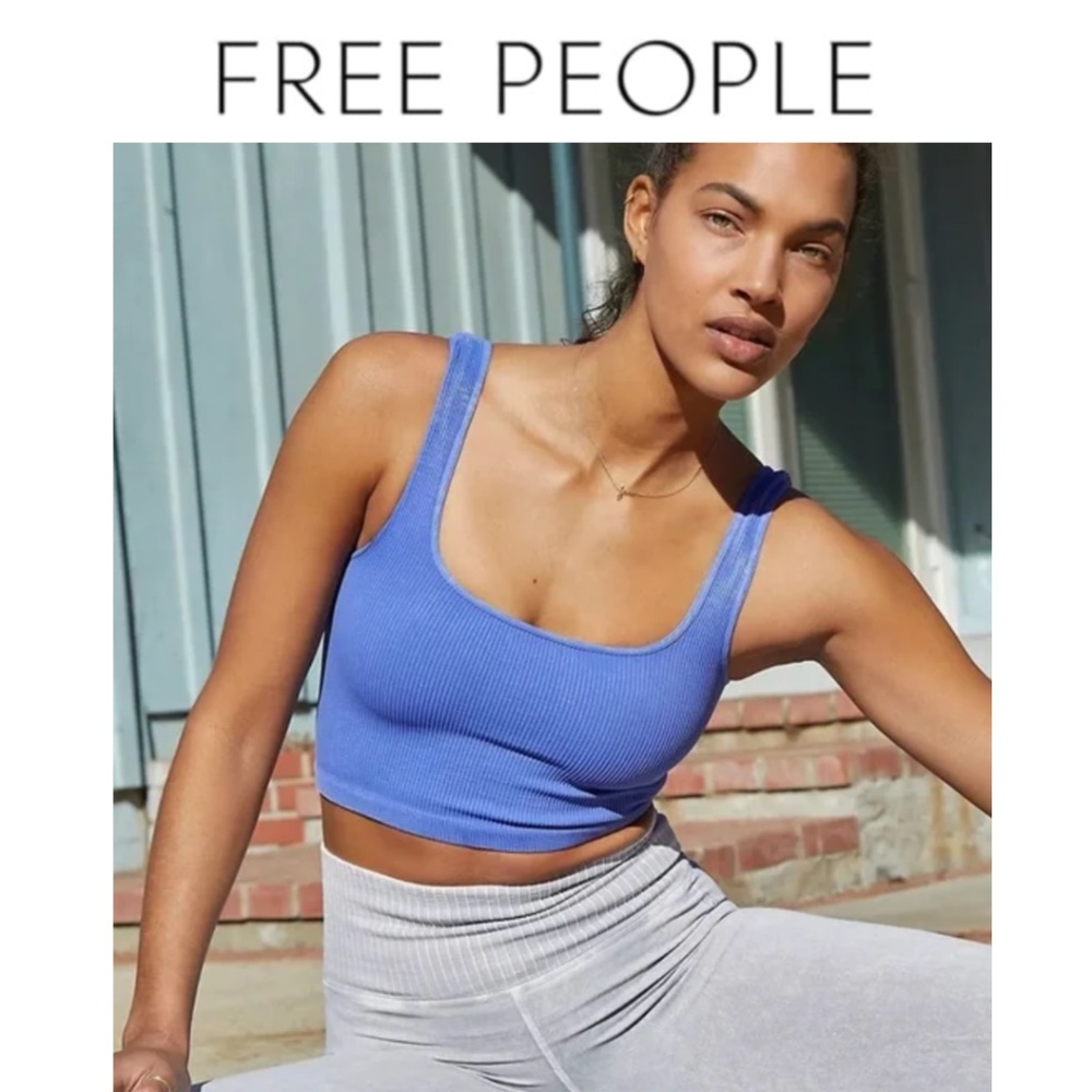 Free People Happiness Runs Square Neck Crop